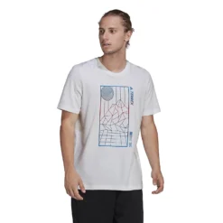 Adidas TERREX MOUNTAIN FUN GRAPHIC TEE M, White