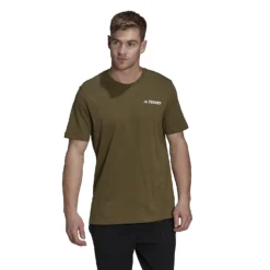 Adidas TERREX MOUNTAIN GRAPHIC TEE M, Focus Olive -Mountain Equipment shop adidas terrex mountain graphic tee m 22a adx he1767 focus olive 2