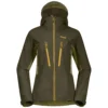 Bergans CECILIE MOUNTAIN SOFTSHELL JACKET, Dark Olive Green - Trail Green