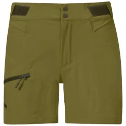 Bergans CECILIE MOUNTAIN SOFTSHELL SHORTS, Trail Green - Dark Olive Green