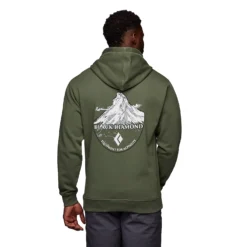 Black Diamond M MOUNTAIN BADGE HOODIE, Tundra