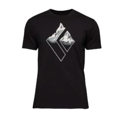 Black Diamond M MOUNTAIN LOGO TEE, Black -Mountain Equipment shop black diamond m mountain logo tee 22b bkd 730244 black 1