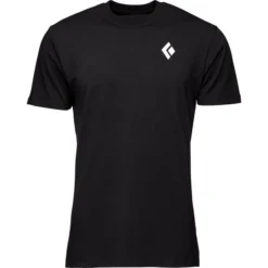 Black Diamond Mountain Badge SS Tee Men Black