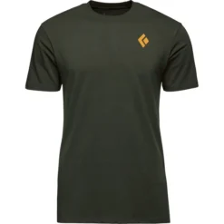 Black Diamond Mountain Badge SS Tee Men Cypress