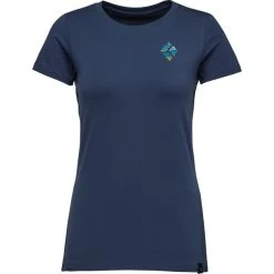 Black Diamond Mountain Diamond SS Tee Women Ink Blue