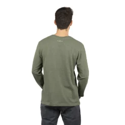 Chillaz M KAPRUN MOUNTAIN SKYLINE LONGSLEEVE, Dark Green Melange -Mountain Equipment shop chillaz m kaprun mountain skyline longsleeve 22b chz 203249 1 dark green melange 4