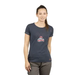 Chillaz W GANDIA MOUNTAIN WATERCOLOR T-SHIRT, Dark Blue -Mountain Equipment shop chillaz w gandia mountain watercolor tshirt 23a chz 102457 1 dark blue 2