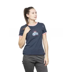 Chillaz W RETRO MOUNTAIN T-SHIRT (PREVIOUS MODEL), Dark Blue -Mountain Equipment shop chillaz w retro mountain tshirt vorgaengermodell 22a chz 102411 1 dark blue 3