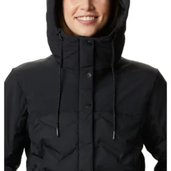 Columbia W MOUNTAIN CROO LONG DOWN JACKET, Black -Mountain Equipment shop columbia w mountain croo long down jacket 20b col 1915311 black 5