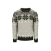 Dale Of Norway M VEGARD SWEATER, Dark Green - Offwhite - Mountain Stone