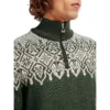 Dale Of Norway M WINTERLAND SWEATER, Dark Green - Offwhite - Mountain Stone