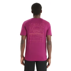 Icebreaker M TECH LITE II SS TEE MOUNTAIN SUNSET, Go Berry 12 Icebreaker M TECH LITE II SS TEE MOUNTAIN SUNSET, Go Berry -Mountain Equipment shop icebreaker m tech lite ii ss tee mountain sunset 23a ice 0a56nf go berry 4