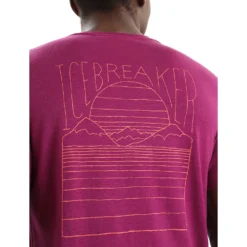 Icebreaker M TECH LITE II SS TEE MOUNTAIN SUNSET, Go Berry 9 Icebreaker M TECH LITE II SS TEE MOUNTAIN SUNSET, Go Berry -Mountain Equipment shop icebreaker m tech lite ii ss tee mountain sunset 23a ice 0a56nf go berry 6
