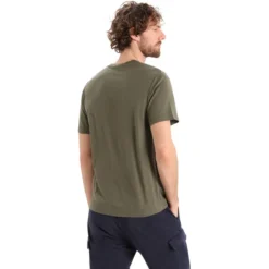 Icebreaker Tech Lite II Mountain Geology SS Tee Men Loden -Mountain Equipment shop icebreaker tech lite ii mountain geology ss tee men loden 3