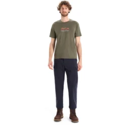 Icebreaker Tech Lite II Mountain Geology SS Tee Men Loden -Mountain Equipment shop icebreaker tech lite ii mountain geology ss tee men loden 4