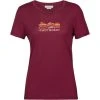 Icebreaker Tech Lite II Mountain Geology SS Tee Women Cherry