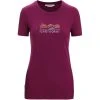 Icebreaker Tech Lite II Mountain Geology SS Tee Women Go Berry