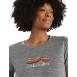 Icebreaker Tech Lite II Mountain Geology SS Tee Women Gritstone Heather -Mountain Equipment shop icebreaker tech lite ii mountain geology ss tee women gritstone heather 5