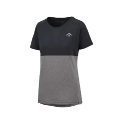 IXS KIDS FLOW TECH TEE MOUNTAIN, Graphite - Black