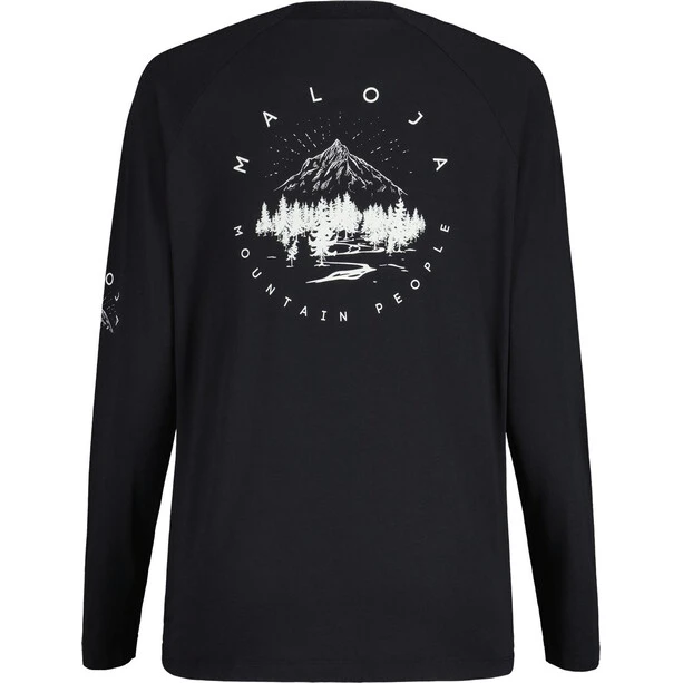 Maloja AllegriniM. Mountain Shirt Women Moonless 2 Maloja AllegriniM. Mountain Shirt Women Moonless - Image 2