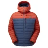 Mountain Equipment M EARTHRISE HOODED JACKET, Dusk - Red Rock