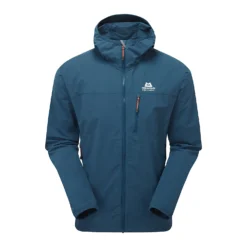 Mountain Equipment M ECHO HOODED JACKET, Majolica Blue