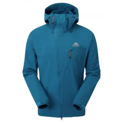 Mountain Equipment M SQUALL HOODED JACKET, Alto Blue