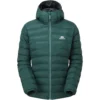 Mountain Equipment W FROSTLINE HOODED JACKET, Deep Teal