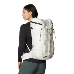 Mountain Hardwear ALPINE LIGHT 35L BACKPACK, White -Mountain Equipment shop mountain hardwear alpine light 35l backpack 21a mhw 1923671 white 6