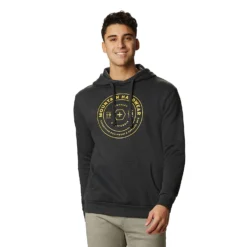 Mountain Hardwear M GEO MARKER PULLOVER HOODY, Heather Black