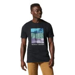 Mountain Hardwear M TOPOGRAPHY SHORT SLEEVE, Black