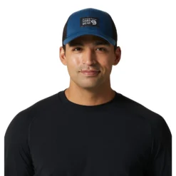 Mountain Hardwear MHW LOGO TRUCKER HAT, Blue Horizon -Mountain Equipment shop mountain hardwear mhw logo trucker hat 21b mhw 1983471 blue horizon 4