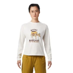 Mountain Hardwear W HOTEL BASECAMP LONG SLEEVE TEE, Cotton -Mountain Equipment shop mountain hardwear w hotel basecamp long sleeve tee 20a mhw 1882301 cotton 1