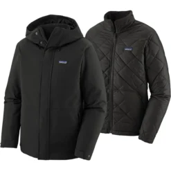 Patagonia Lone Mountain 3 In 1 Jacket Men Black