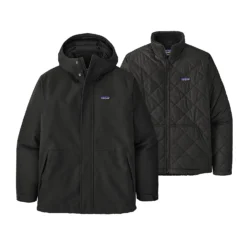 Patagonia M LONE MOUNTAIN 3IN1 JACKET, Black -Mountain Equipment shop patagonia m lone mountain 3in1 jacket 19b pat 27840 black 1