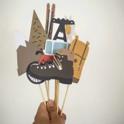 Roadtyping GIFT HANGER MOUNTAIN, Beige - Bunt -Mountain Equipment shop roadtyping geschenkanhaenger berg 22b rog rt1782 beige bunt 2