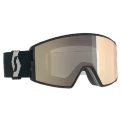 Scott REACT LIGHT SENSITIVE GOGGLE, Mountain Black - Light Sensitive Bronze Chrome