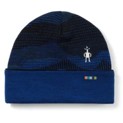 Smartwool Merino 250 Pattern Reversible Beanie Kids Blueberry Hill Mountain Scape