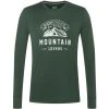 Super.natural Mountain Lovers LS Shirt Men Deep Forest/feather Grey
