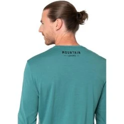 Super.natural Mountain Lovers LS Shirt Men Hydro Melange/jet Black 6 Super.natural Mountain Lovers LS Shirt Men Hydro Melange/jet Black -Mountain Equipment shop supernatural mountain lovers ls shirt men hydro melange jet black 3