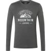 Super.natural Mountain Lovers LS Shirt Men Pirate Grey Melange/feather Grey