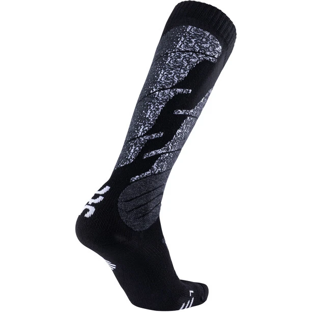 UYN All Mountain Ski Socks Men Black/white 2 UYN All Mountain Ski Socks Men Black/white - Image 2