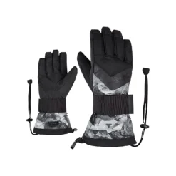 Ziener MILAN AS GLOVE, Grey Mountain Print
